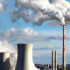 Power plant smokestacks