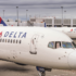 Delta Airlines plane on runway