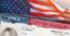 Immigrant visa and American flag